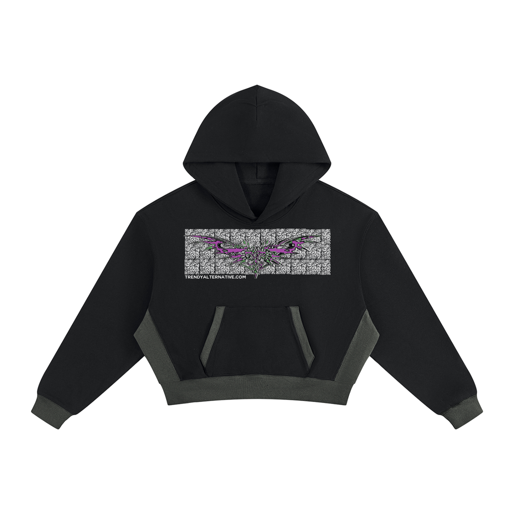 Angelic Heart Chest Piece Hoody