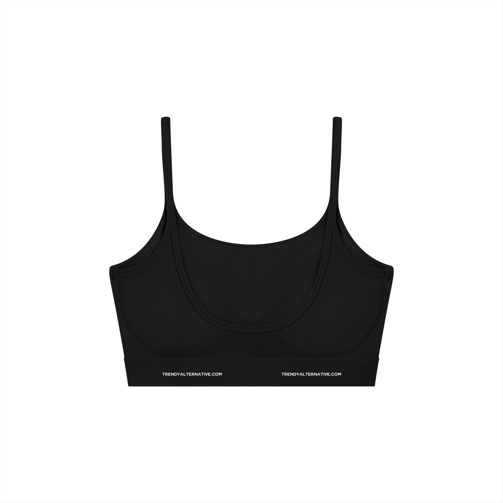 Women's Solid U-Neck Sports Bra