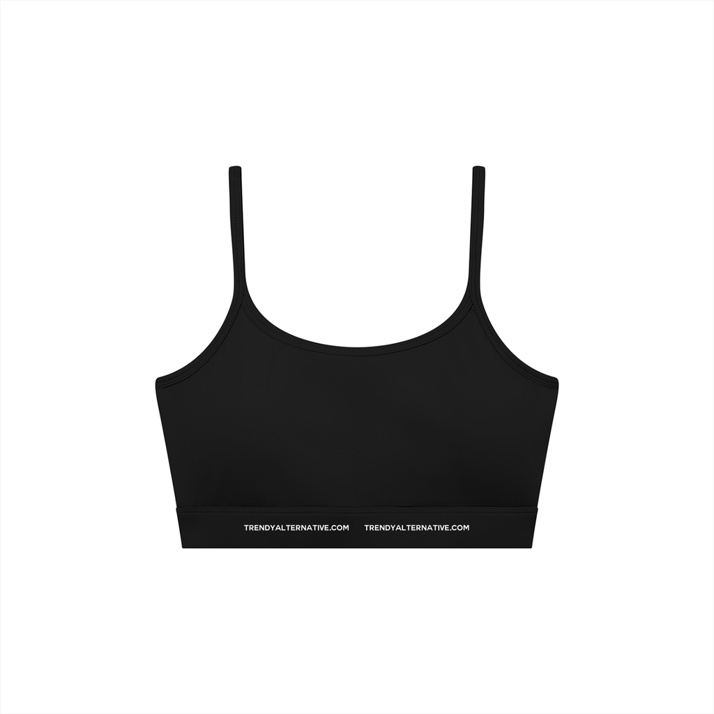 Women's Solid U-Neck Sports Bra