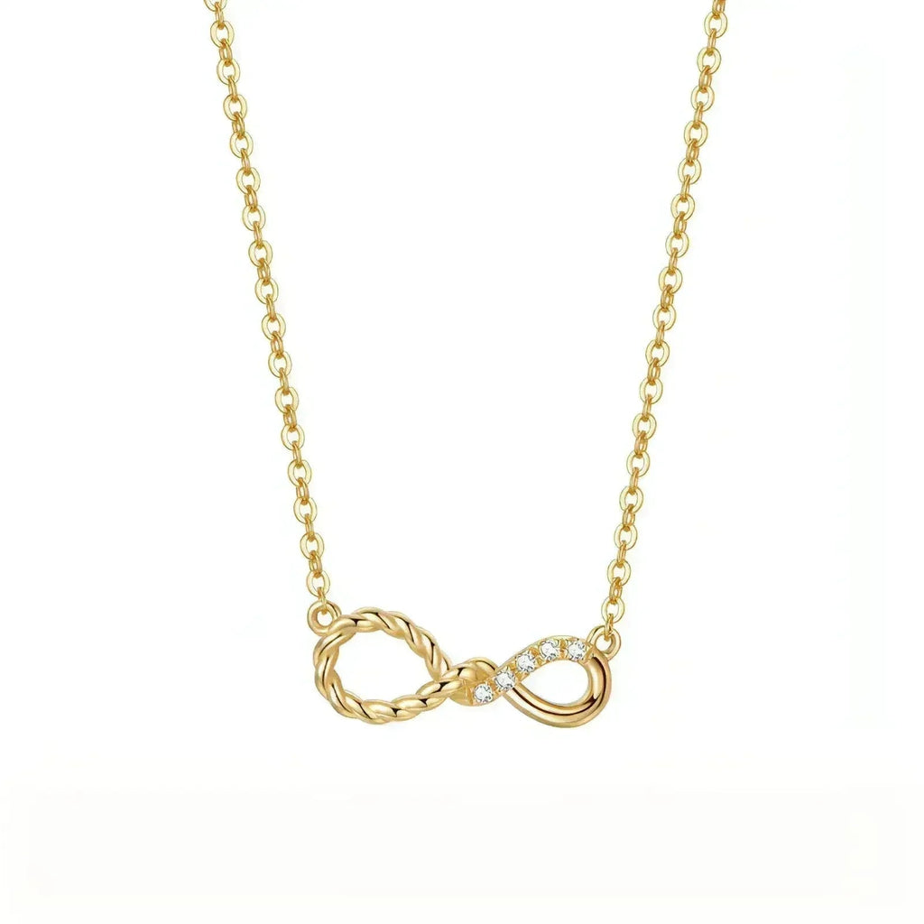 18K Gold Lock Necklace - Octagonal Gemstone Pendant - Adjustable Chain