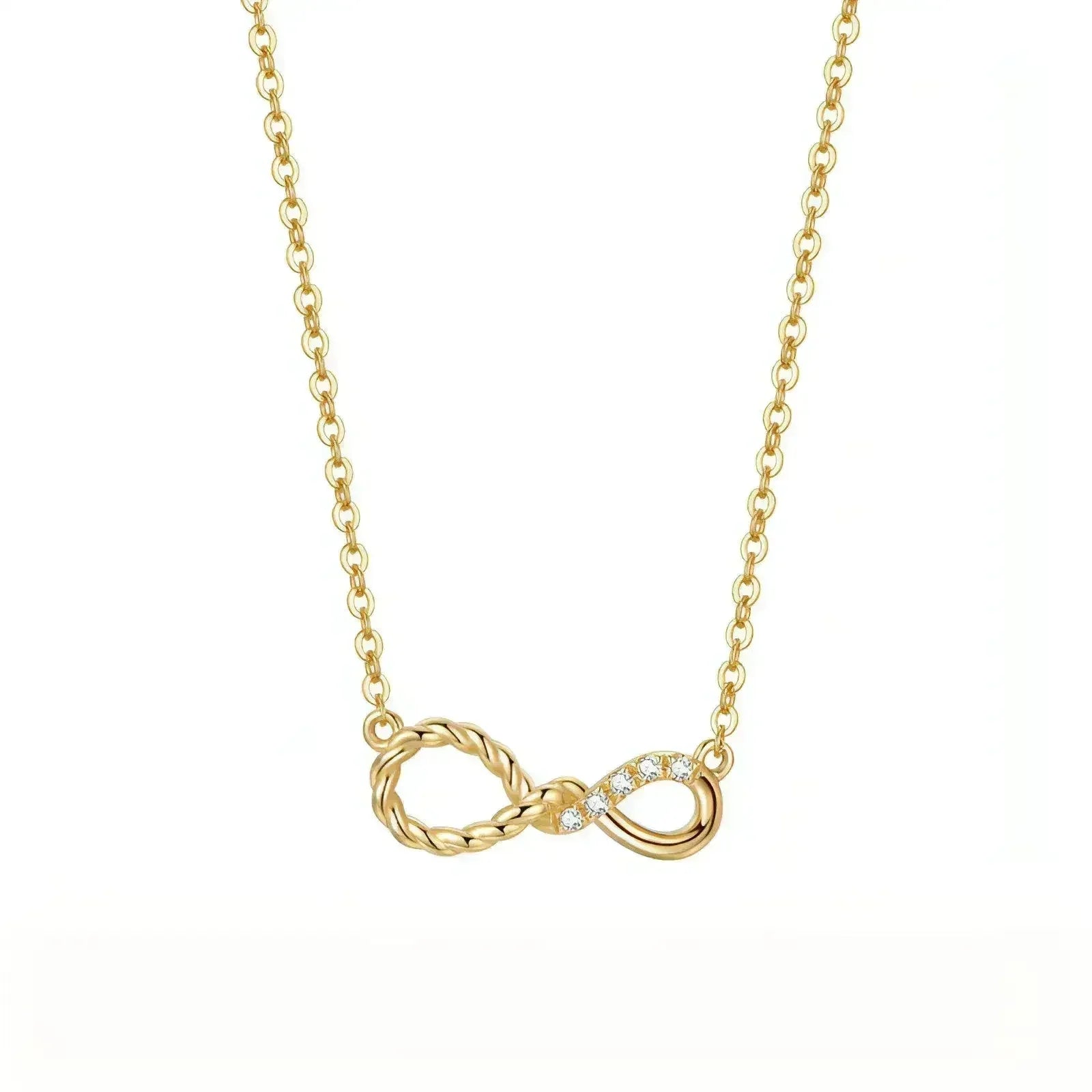 18K Gold Lock Necklace - Octagonal Gemstone Pendant - Adjustable Chain