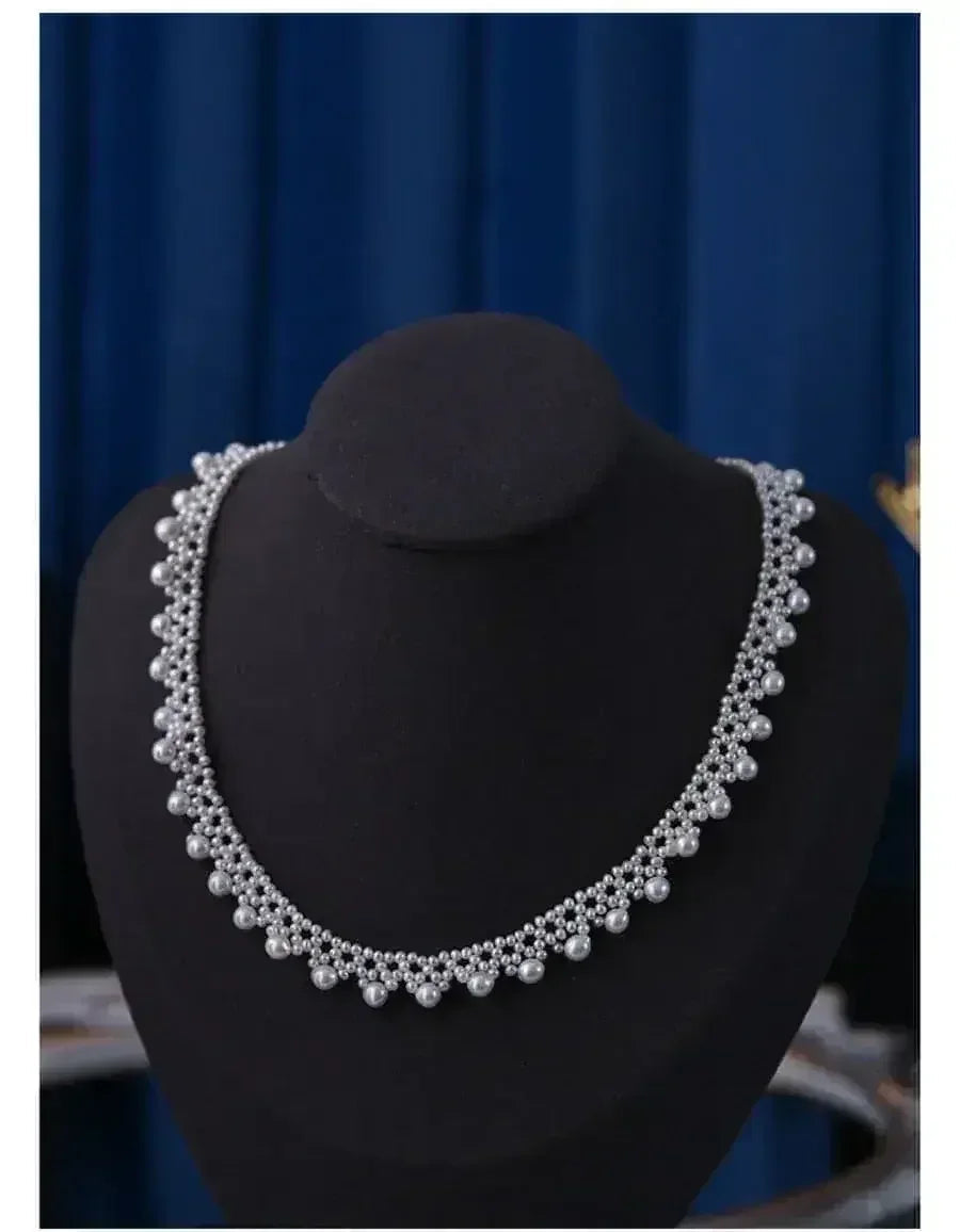 LuxeJewels™ – South Sea Pearl Necklace with 18K Gold Accent