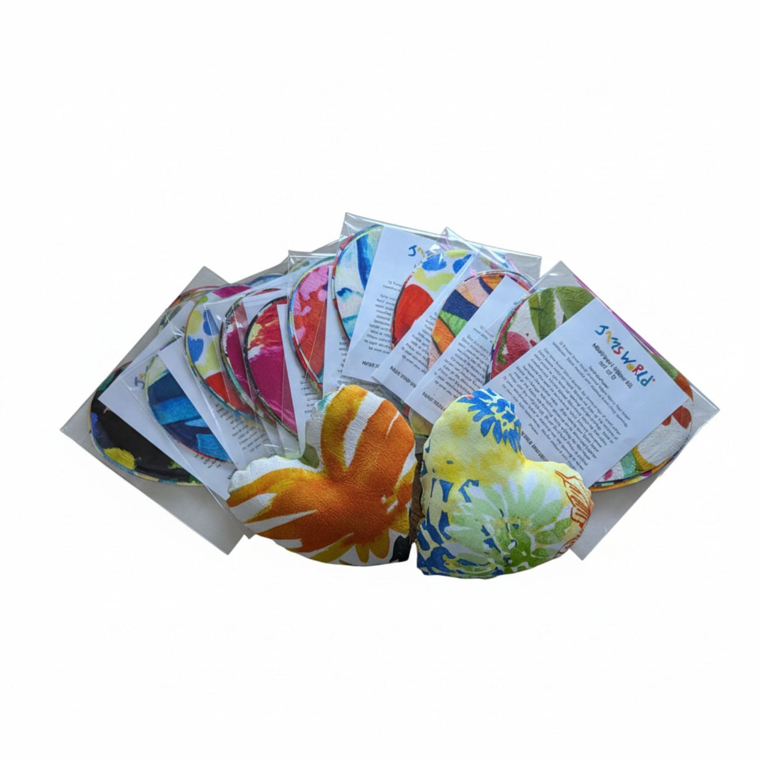 Mini Heart Pillow Kit Set of 6 - ASST