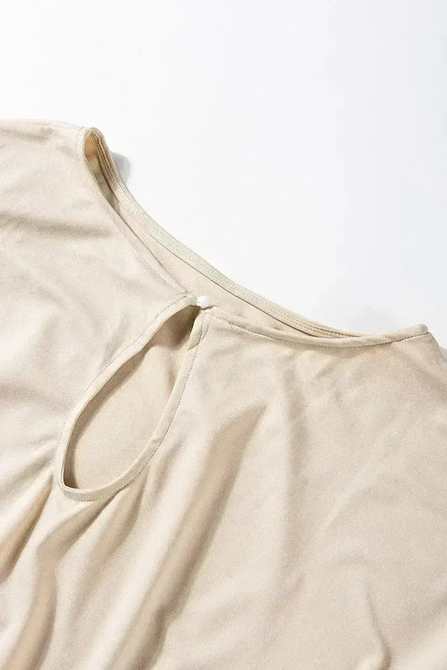 Apricot Oh So Glam Belted Wide Leg Jumpsuit