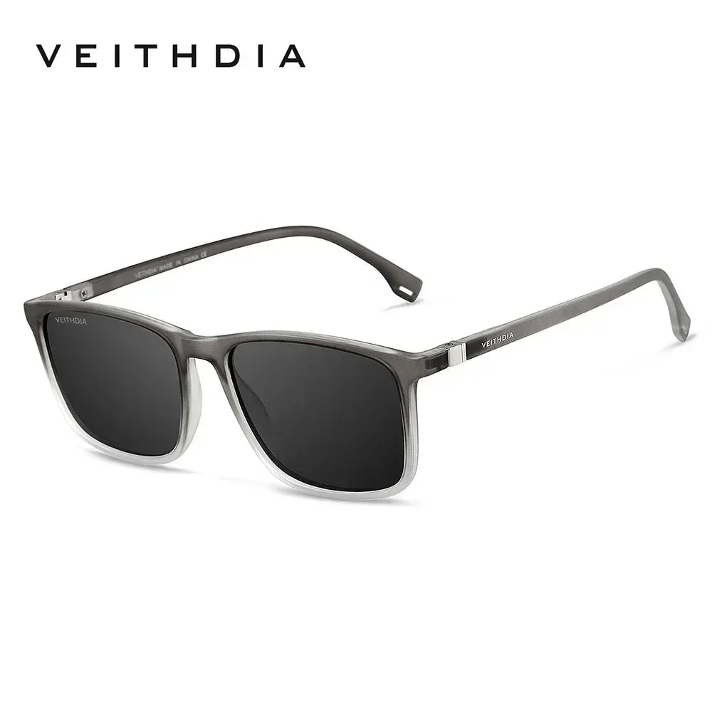 VEITHDIA Brand New Sunglasses Unisex Retro TR90 Sunglasses Polarized UV400 Lens Vintage Eyewear Sun Glasses For Men/Women 7521