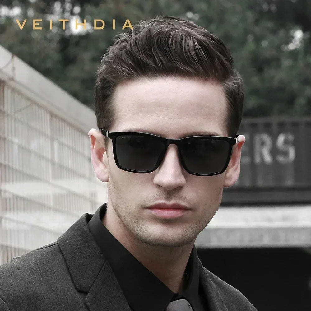 VEITHDIA Brand New Sunglasses Unisex Retro TR90 Sunglasses Polarized UV400 Lens Vintage Eyewear Sun Glasses For Men/Women 7521