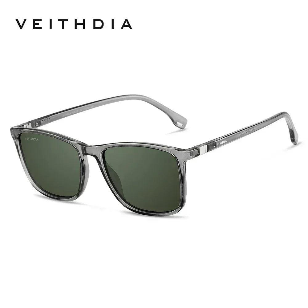VEITHDIA Brand New Sunglasses Unisex Retro TR90 Sunglasses Polarized UV400 Lens Vintage Eyewear Sun Glasses For Men/Women 7521