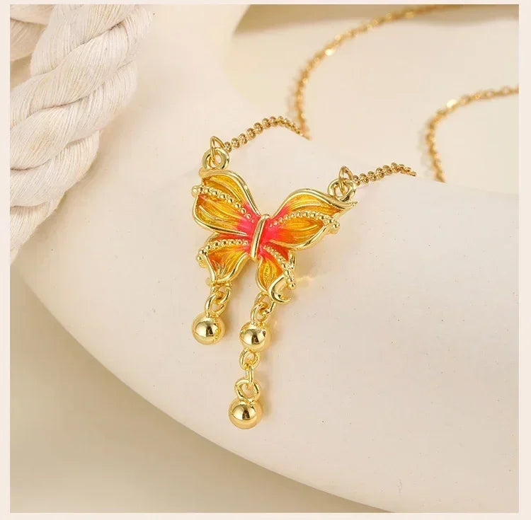 18k Gold Plated Pearl Shell Conch Starfish Summer Beach Necklace, Charms Necklace for Women,Stainless Steel Waterproof Jewelry