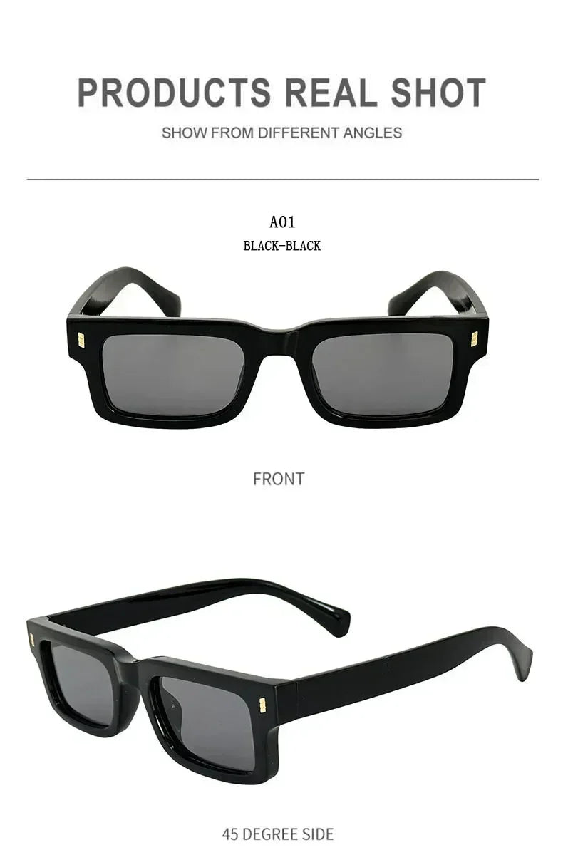 Fashion Sunglasses For Men Vintage Glasses Retro Square Sunglasses Women Trendy And Fashionable Gafas De Sol Hombre Zonnebril