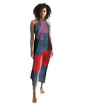Sheer Multicolor Swimsuit Cover Up