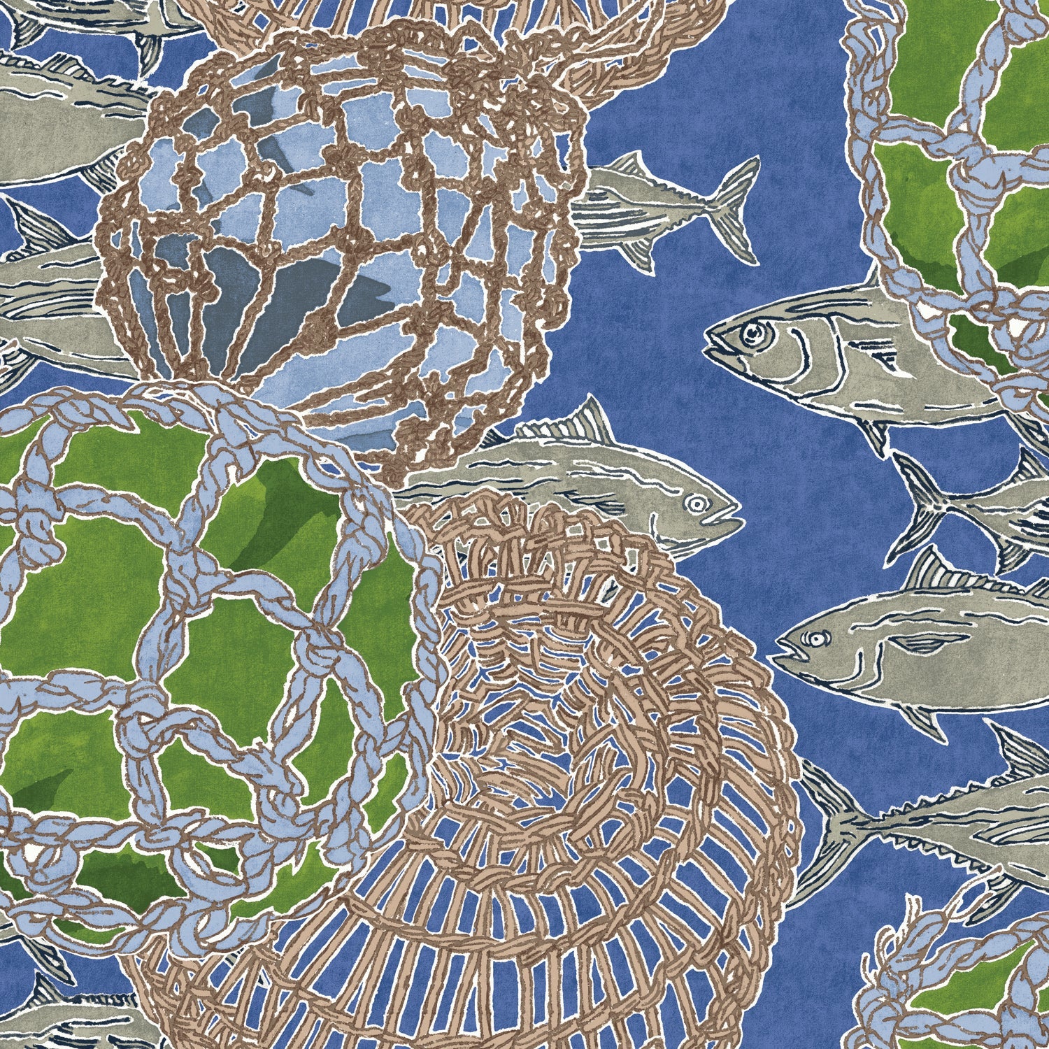 Farmers' Market Bag - Fishing Floats